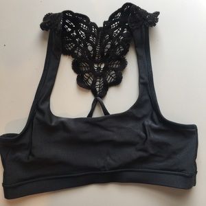 Lace back Sports Bra